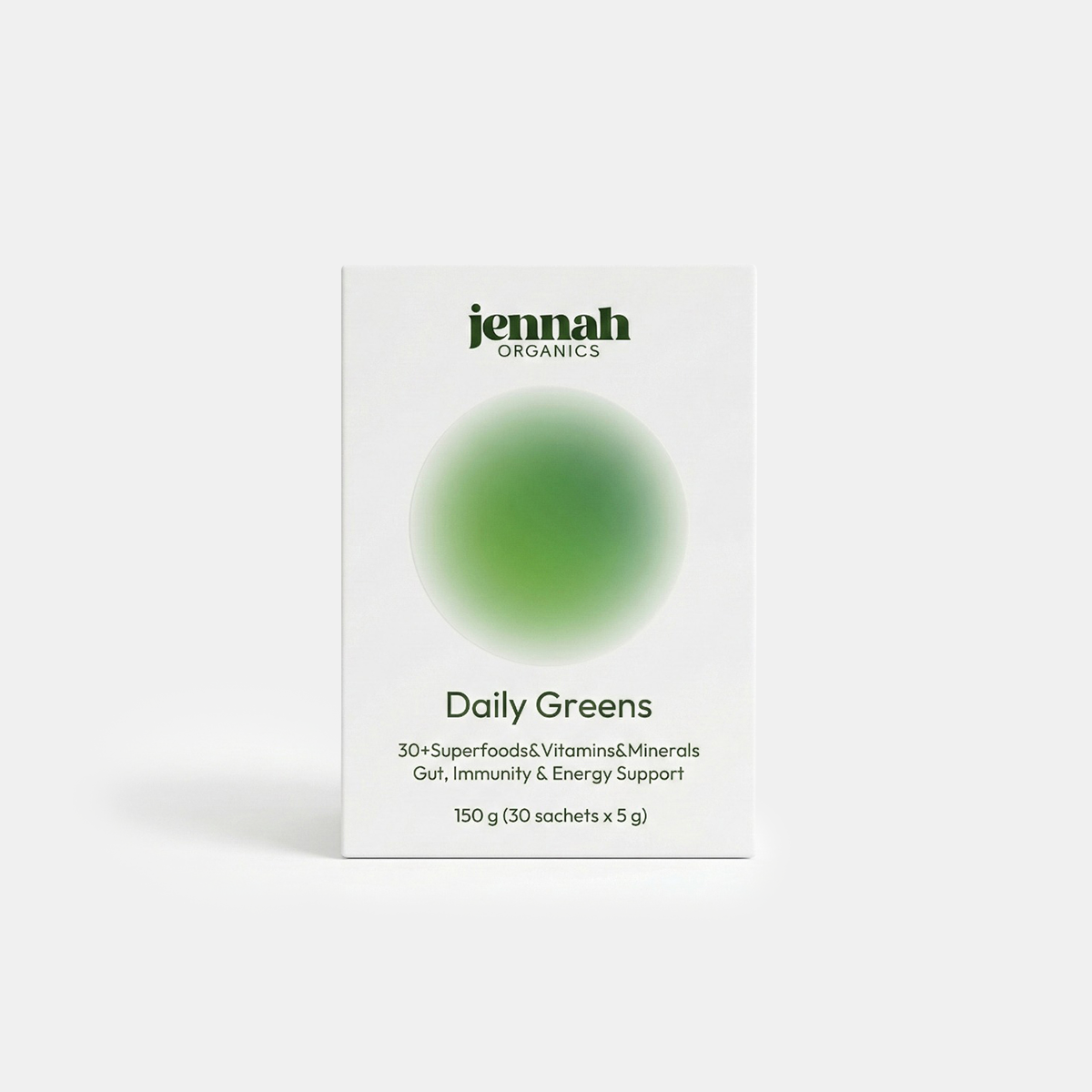 Daily Greens – Poudre Supergreens Végétale (30 sticks)